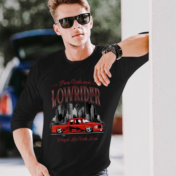 Latino Los Cholo Chicano s チカーノ ローライダー ローライダー 長袖Tシャツ 彼への贈り物