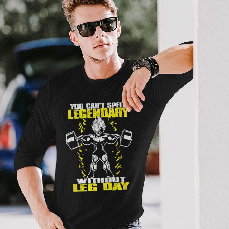 Leg Day ボディビルディング スクワット ジム モチベーションスクワット 長袖Tシャツ 彼への贈り物