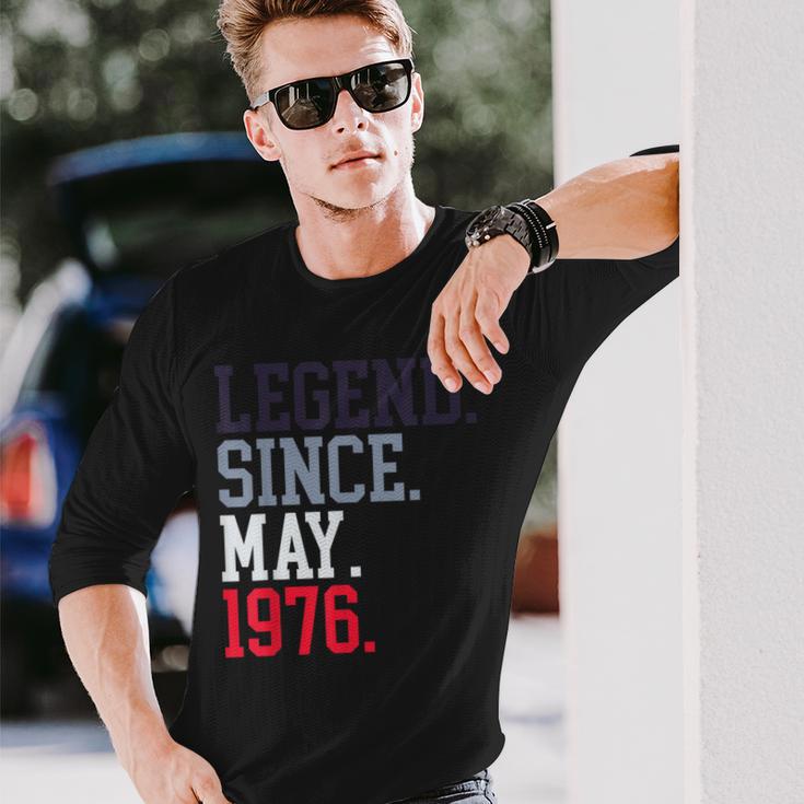 Legendince May 1976 メンズ レディース 1976年5月 長袖Tシャツ 彼への贈り物
