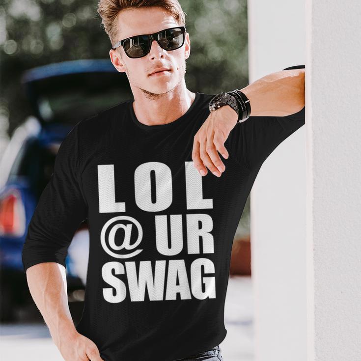 Lol Urwag Fun Dank Meme Driptyle Joke 長袖Tシャツ 彼への贈り物