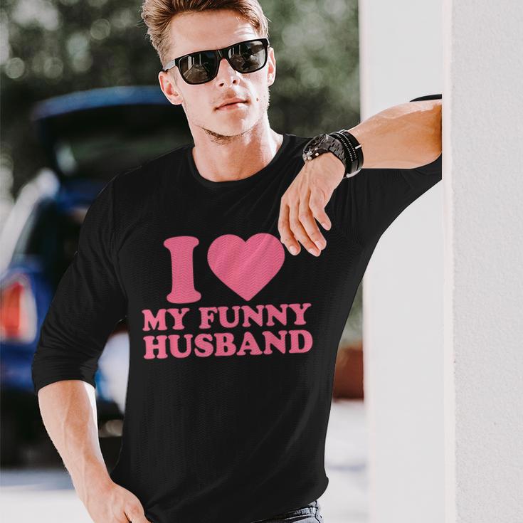 I Love My Husband · I Heart My Husbandalentines Day 長袖Tシャツ 彼への贈り物