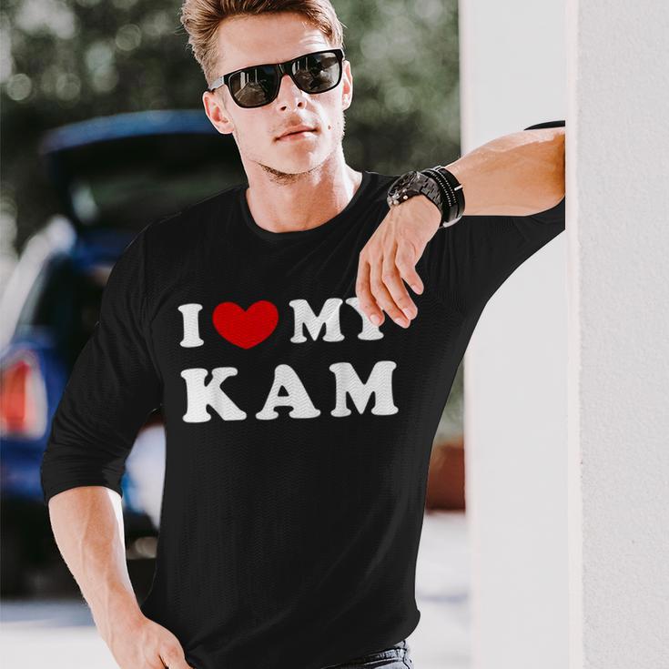 I Love My Kam アイ・ラブ・マイ・カム 長袖Tシャツ 彼への贈り物