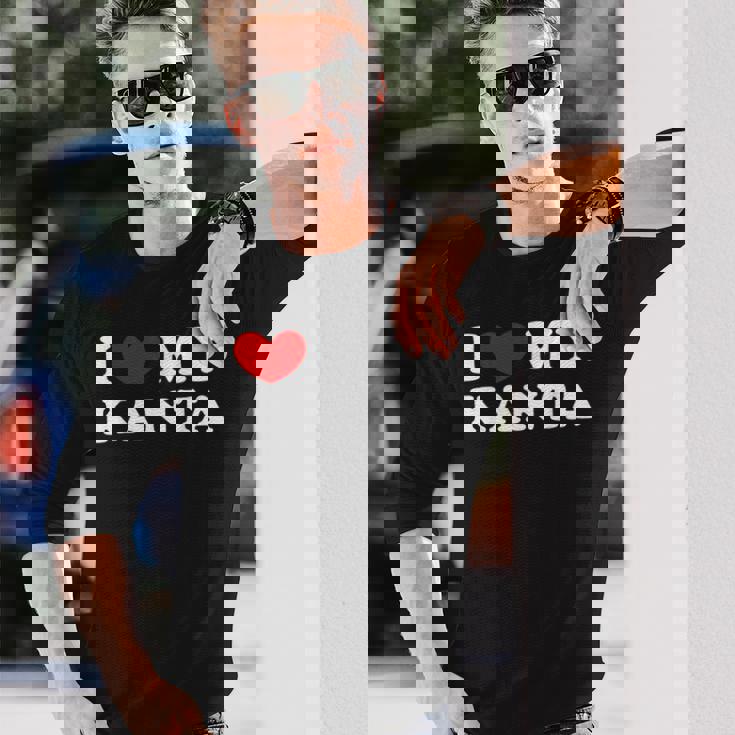 I Love My Kanta アイ・ラブ・マイ・カンタ 長袖Tシャツ 彼への贈り物