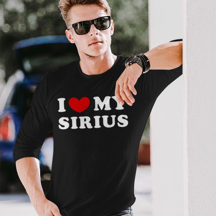 I Love Myirius アイ・ラブ・マイ・シリウス 長袖Tシャツ 彼への贈り物