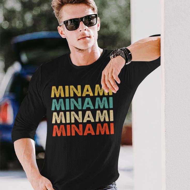 Minami 南 長袖Tシャツ 彼への贈り物