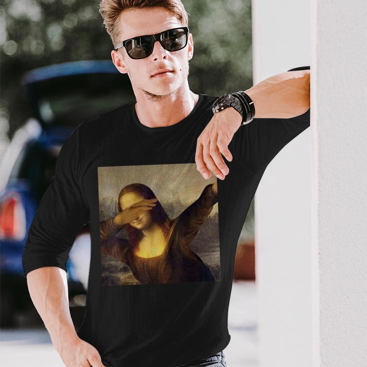 Mona Lisa 水玉 長袖Tシャツ 彼への贈り物
