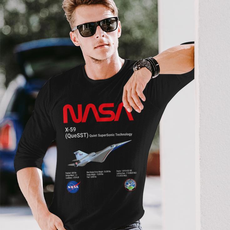 Nasa X-59 Quiet-Supersonic-Technology（Quesst 長袖Tシャツ 彼への贈り物