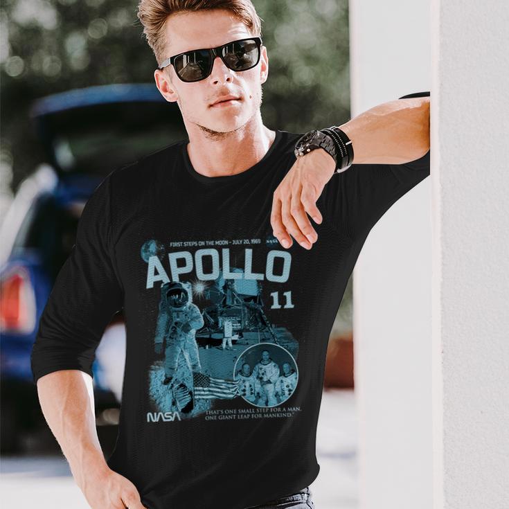 Nasa アポロ 11 号ミッション 1969 年 7 月 20 日 長袖Tシャツ 彼への贈り物