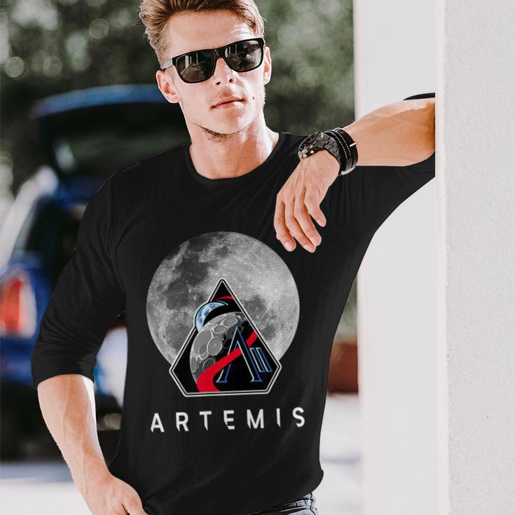 Nasa アルテミスiiミッション月 長袖Tシャツ 彼への贈り物