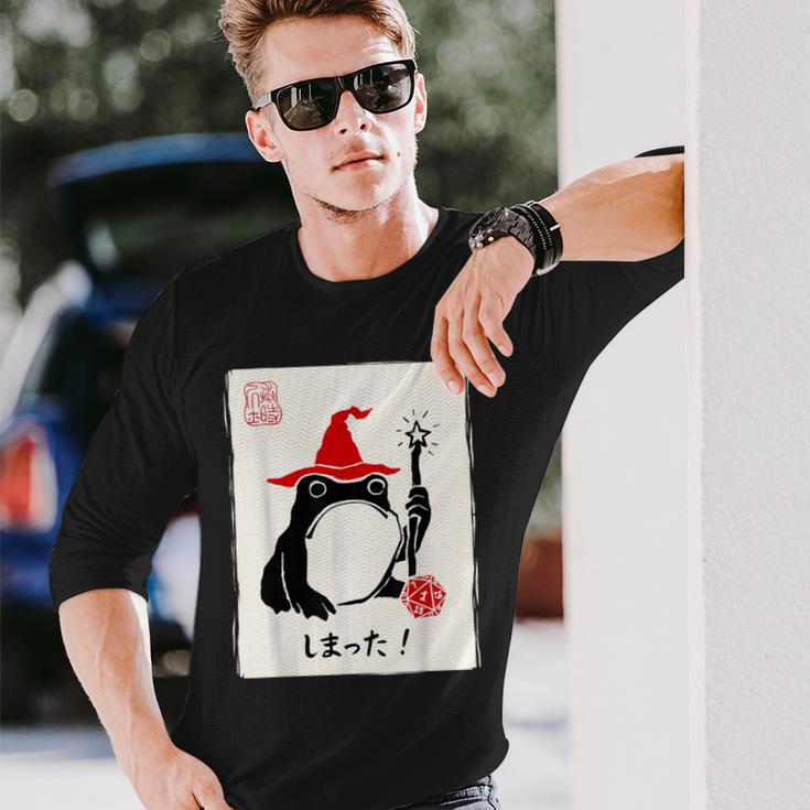 Nat 1 Dnd ボードゲーム メンズ レディース キッズ 面白い 日本のカエル 長袖Tシャツ 彼への贈り物