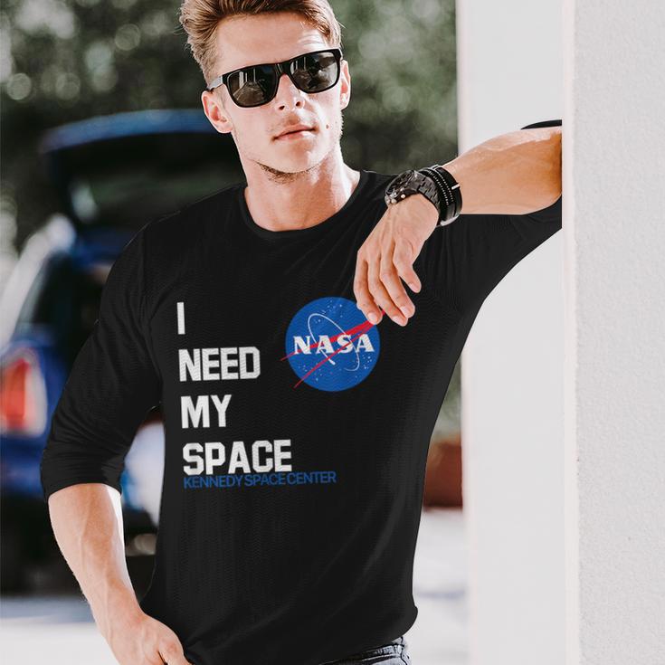 I Need Mypace Nasaケネディスペースセンター Nasaシャツ 長袖Tシャツ 彼への贈り物
