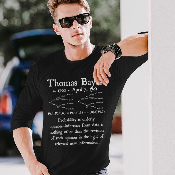 Nerdy Bayes 定理論 確率統計 算数教師 長袖Tシャツ 彼への贈り物