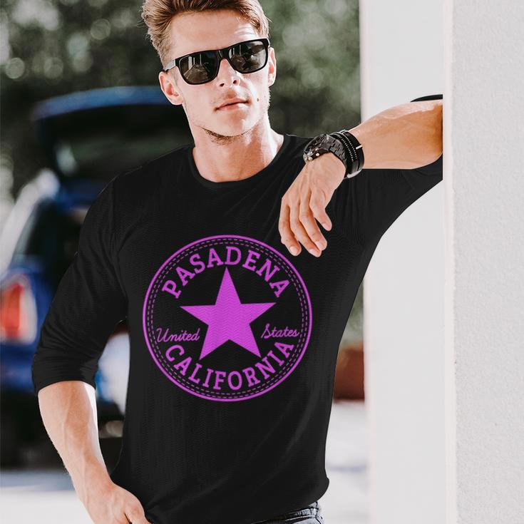 Pasadena カリフォルニア ロサンゼルス アメリカのお土産 長袖Tシャツ 彼への贈り物