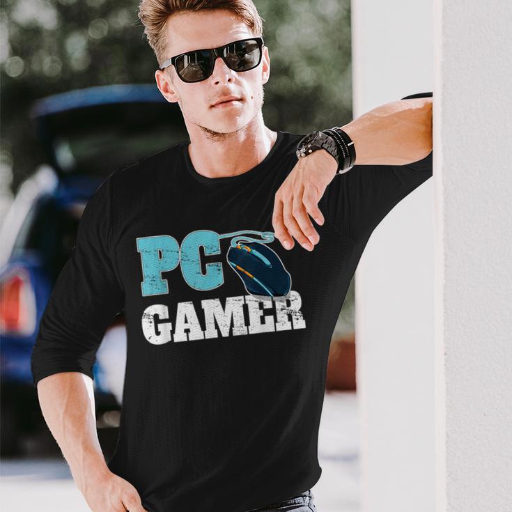 Pc Gamer コンピューターゲームギフト マウスゲーマー用 長袖Tシャツ 彼への贈り物