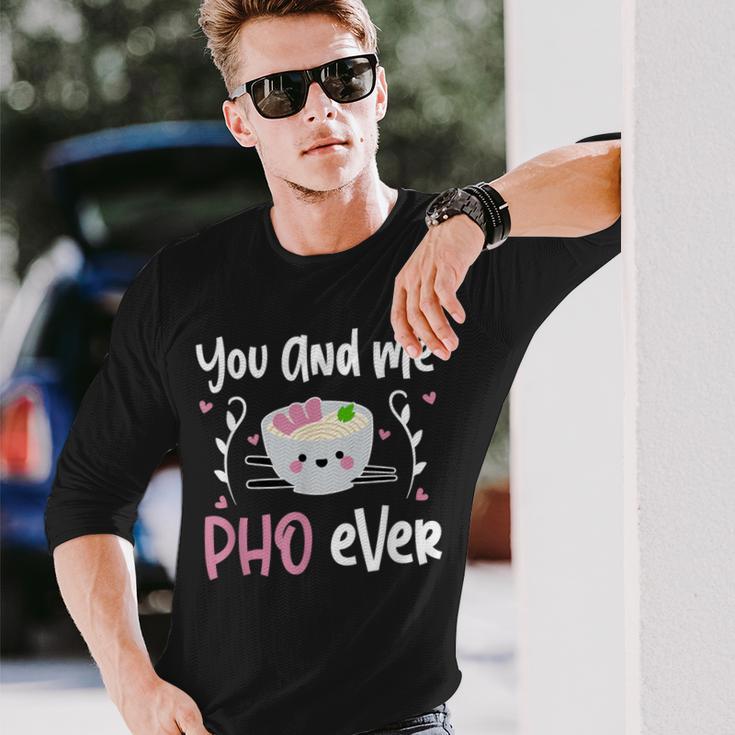 Phoho アジアンヌードル 長袖Tシャツ 彼への贈り物