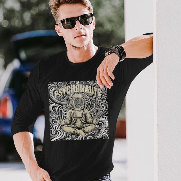 Psychonaut サイケデリック 長袖Tシャツ 彼への贈り物