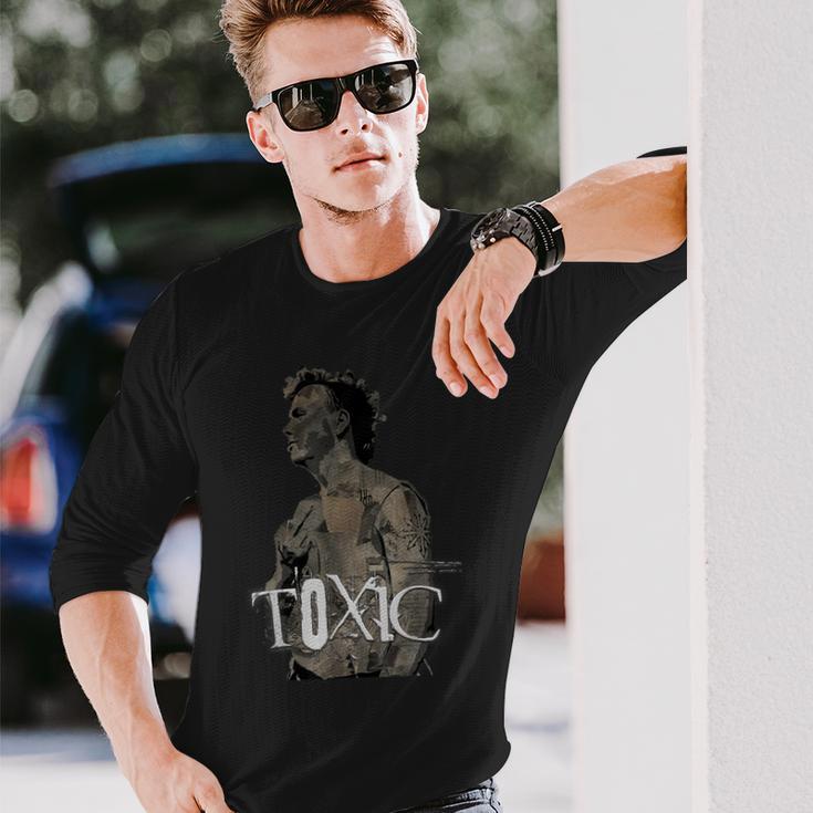 Punk Rock Toxic 1980年代パンクロックミスフィット 長袖Tシャツ 彼への贈り物