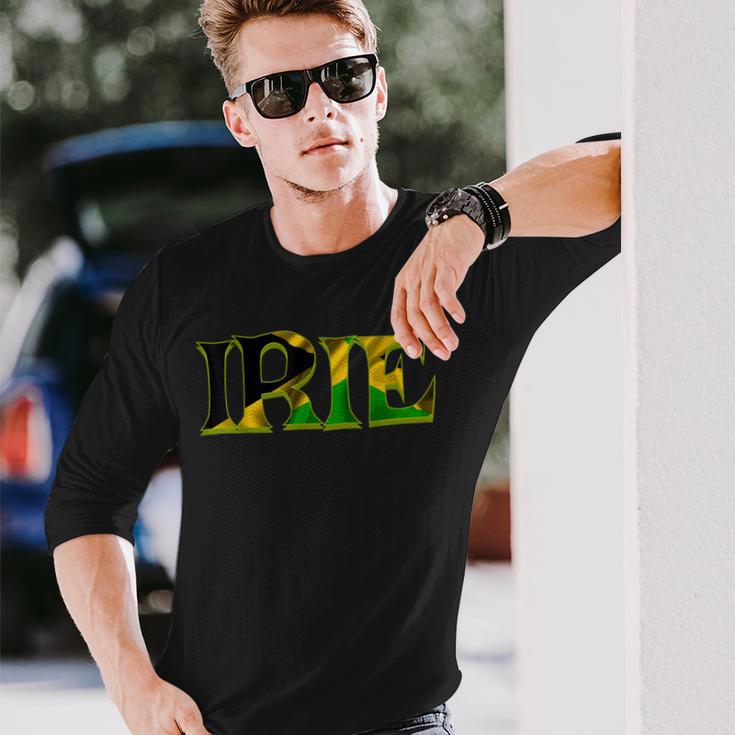 Rasta Rude Boy ジャマイカ国旗 レゲエ ジャマイカ用 Irie シャツ 長袖Tシャツ 彼への贈り物