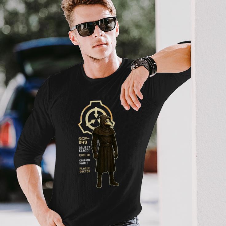 Scp 049 ペスト医師 異常物体封じ込め。 長袖Tシャツ 彼への贈り物