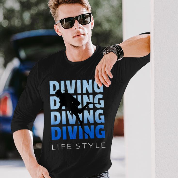 Scuba Diving Gearcuba Diving Equipment Dive 長袖Tシャツ 彼への贈り物