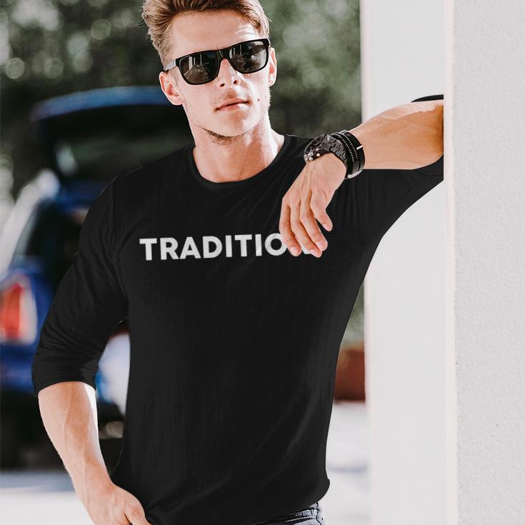 Thatays Tradition シンプル 感謝祭 長袖Tシャツ 彼への贈り物