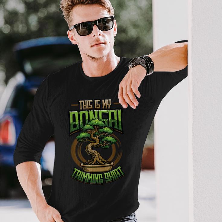 This Is My Bonsai トリミングシャツ 盆栽 長袖Tシャツ 彼への贈り物
