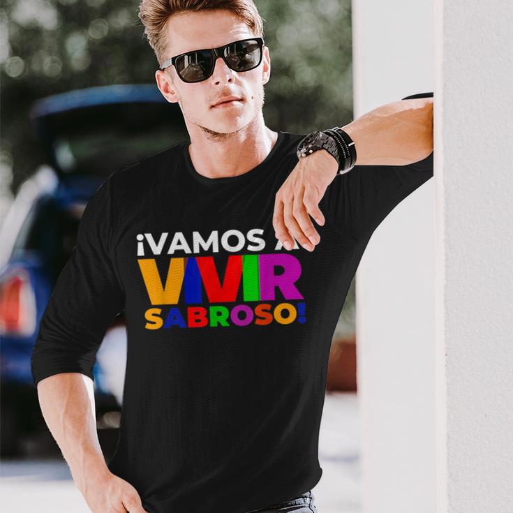 Vamos Aivirabroso Frase フランシア・マルケス 長袖Tシャツ 彼への贈り物