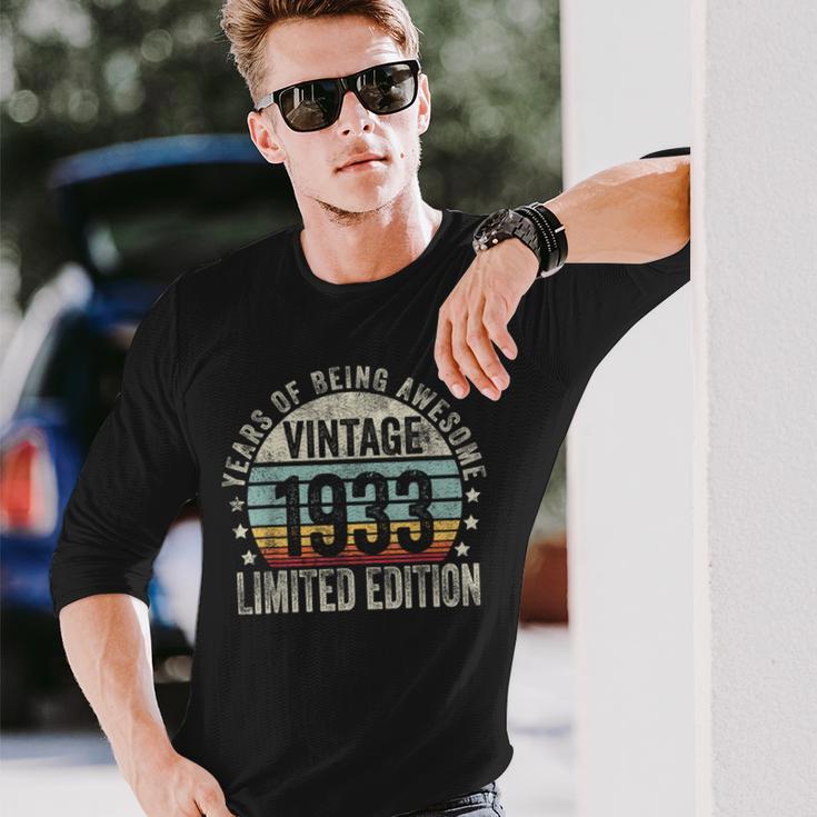 Vintage 1933 Limited Edition Legendary Awesome Epic 1933 長袖Tシャツ 彼への贈り物