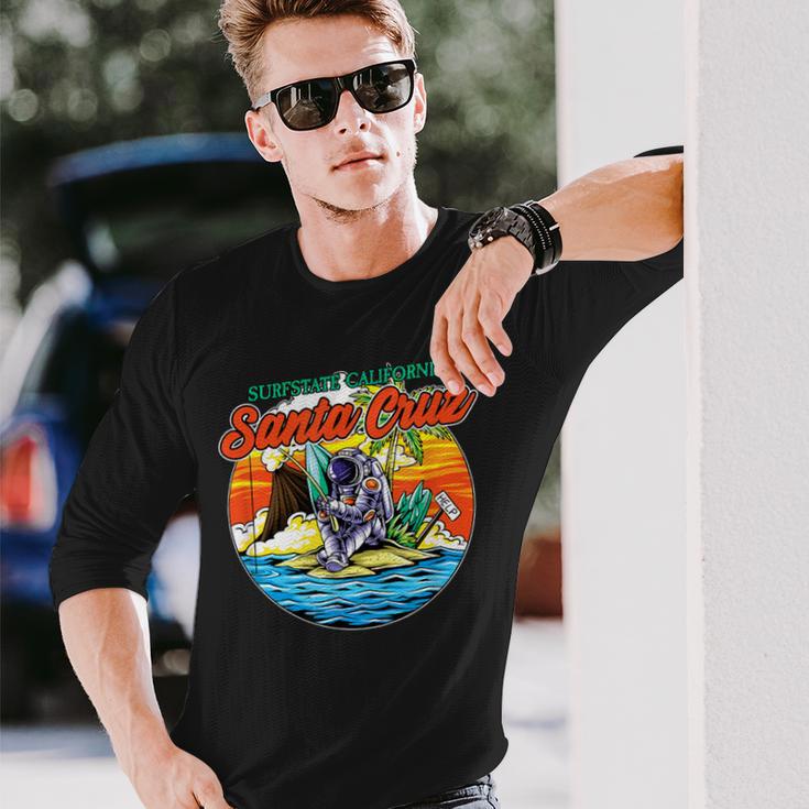 Vintage California I Retroanta Cruz 長袖Tシャツ 彼への贈り物