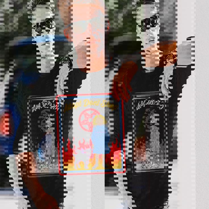 Vintage Child Game Horror Adopt Donthop Dark Humor 長袖Tシャツ 彼への贈り物