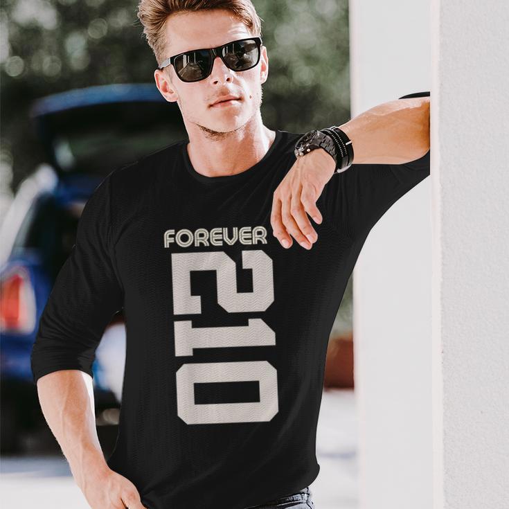 Vintage Forever 210 Texas Area Code 210 長袖Tシャツ 彼への贈り物