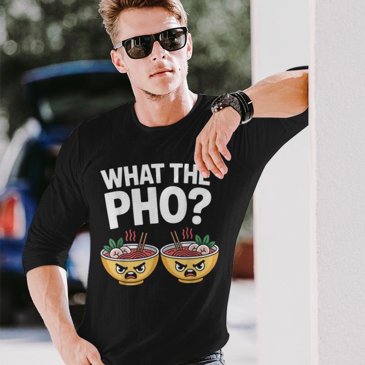 What The Pho 一緒にフォーを食べよう ベトナム旅行 ヌードルスープ フォーラバーズ 長袖Tシャツ 彼への贈り物