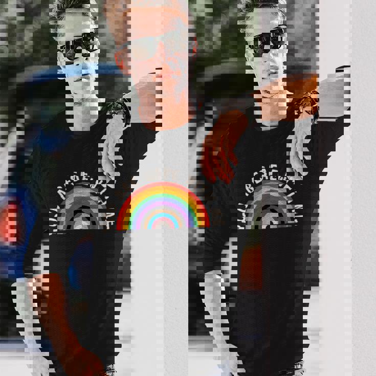 You Areafe With Me 長袖Tシャツ 彼への贈り物