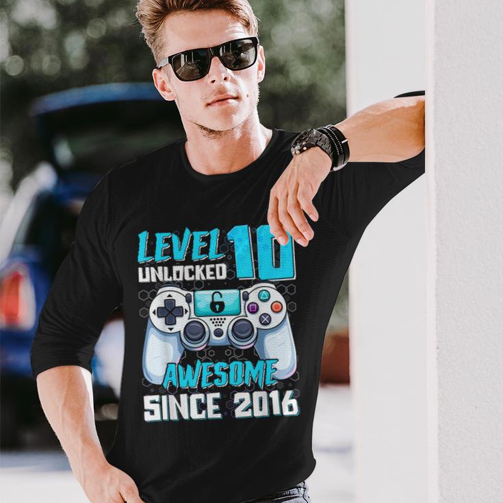 おもしろビデオゲーマー 10歳 10歳 誕生日 長袖Tシャツ 彼への贈り物