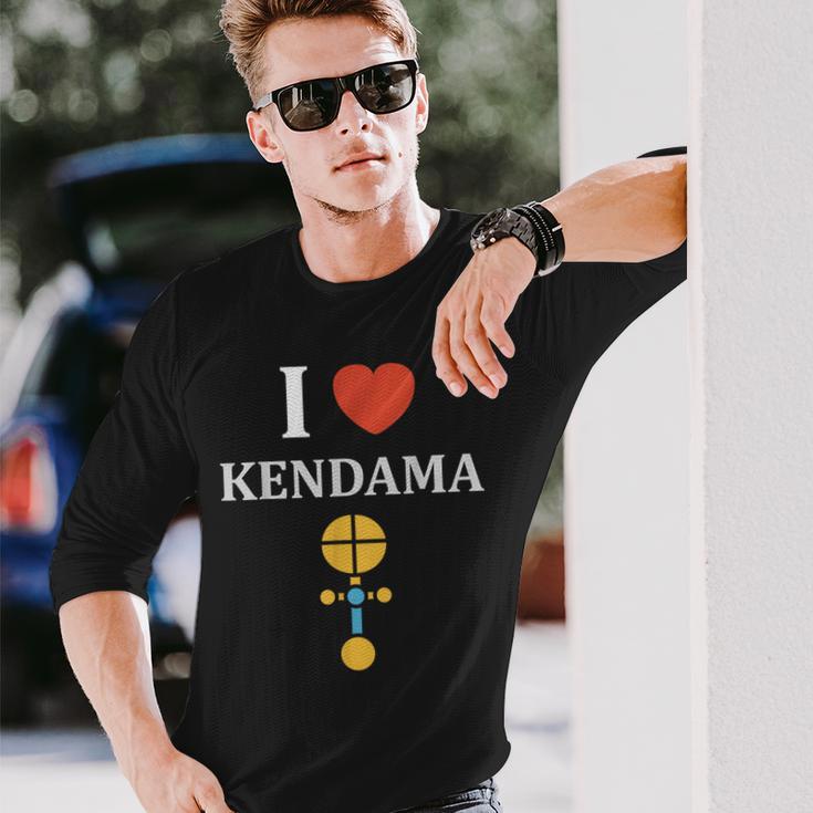 けん玉 おもちゃ シンプル ユーモア けん玉 I Love Kendama 長袖Tシャツ 彼への贈り物