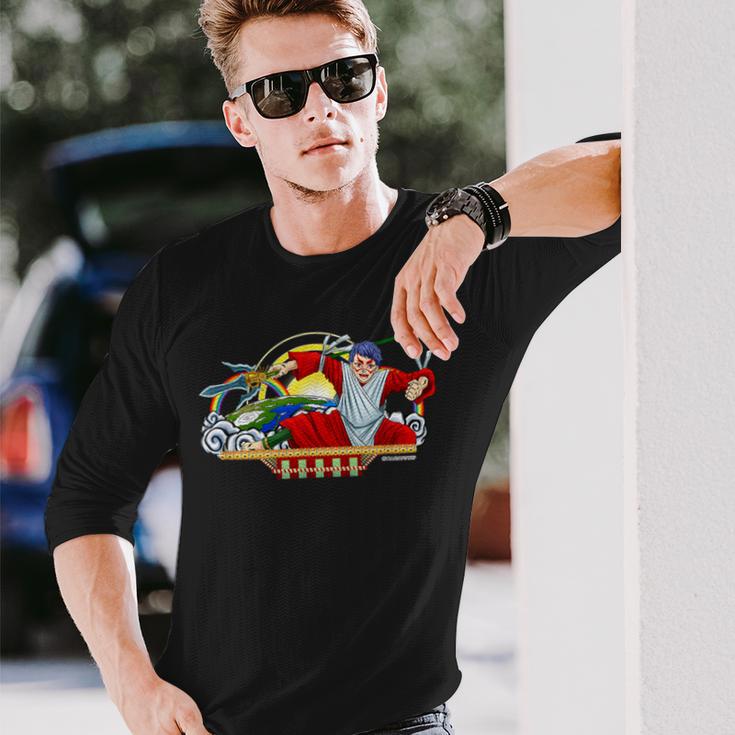 ねぶたデザイン シン 長袖Tシャツ 彼への贈り物