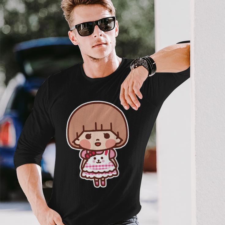 ゆるかわメルちゃん ビッグプリント（表裏） 長袖Tシャツ 彼への贈り物