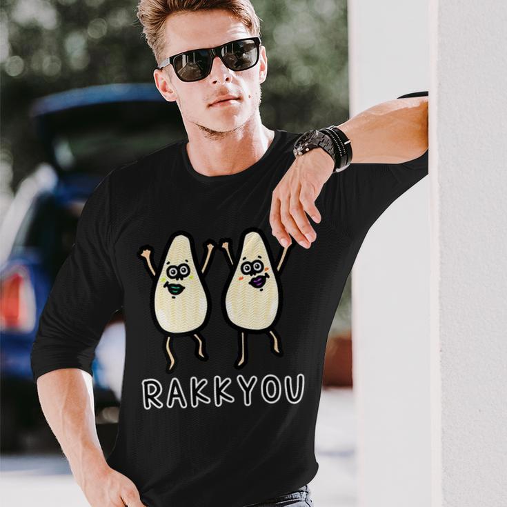 らっきょうさん 長袖Tシャツ 彼への贈り物