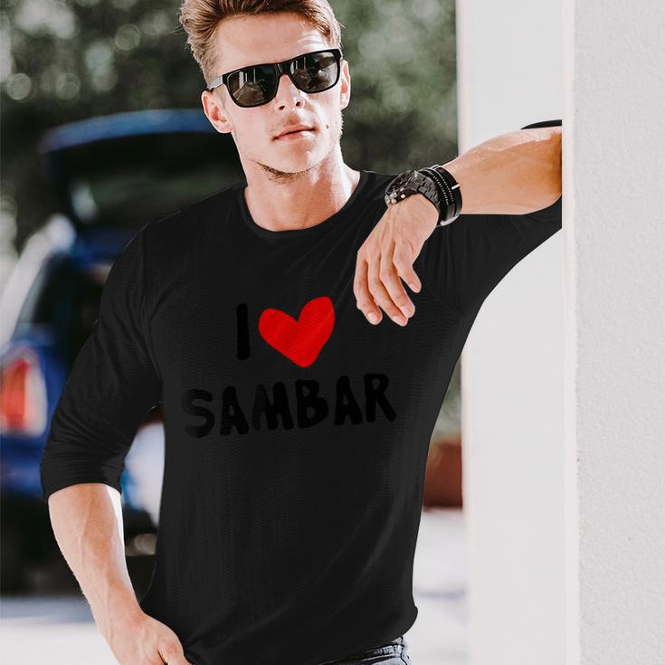 アイ・ラブ・サンバー 長袖Tシャツ 彼への贈り物