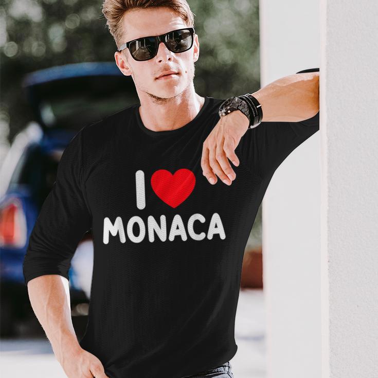 アイ・ラブ・モナカ 長袖Tシャツ 彼への贈り物