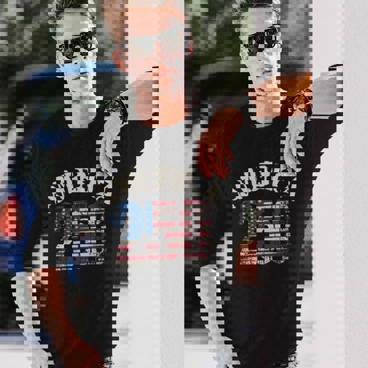 アメリカ250周年 7月4日アメリカ250年 長袖Tシャツ 彼への贈り物