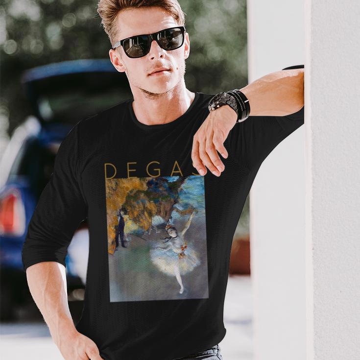 アーティストとバレリーナのためのステージ上のエドガー・ドガダンサー 長袖Tシャツ 彼への贈り物