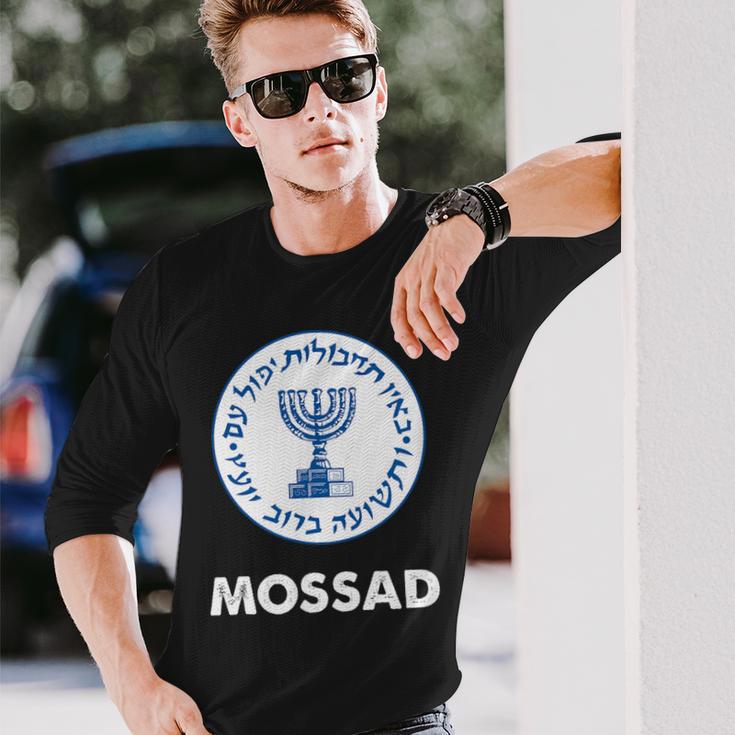 イスラエル・モサド 長袖Tシャツ 彼への贈り物