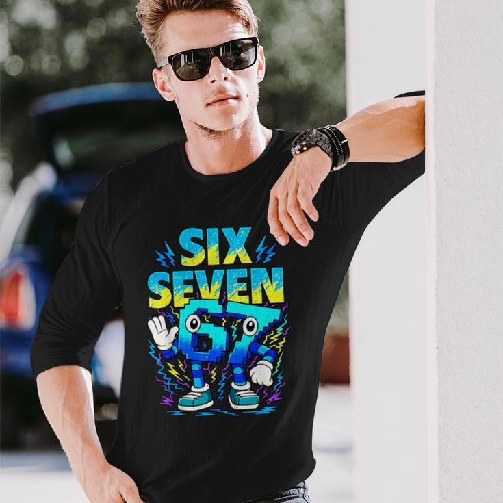 イタリアンブレインロットシックスセブン 6 7Ixeven 長袖Tシャツ 彼への贈り物