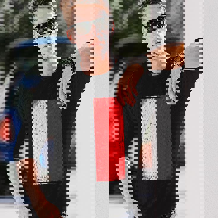 インドネシア国旗 インドネシア 長袖Tシャツ 彼への贈り物