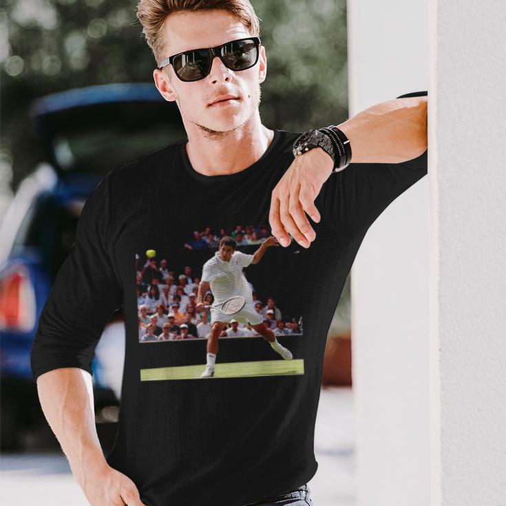 ウィンブルドン テニス ピート・サンプラス 1996 長袖Tシャツ 彼への贈り物