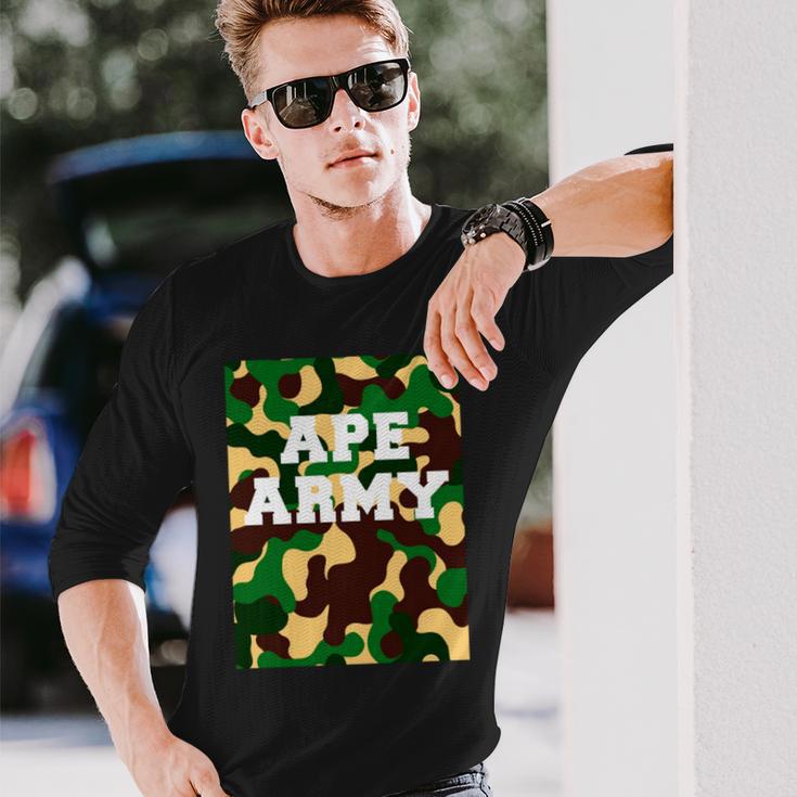 エイプネイション ダイヤモンド 月 ミーム ストック 猿 一緒に 強靭 長袖tシャツ 長袖Tシャツ 彼への贈り物