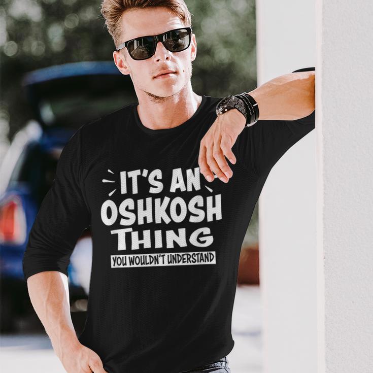 オシュコシュ旅行好きにはわからないこと 長袖Tシャツ 彼への贈り物