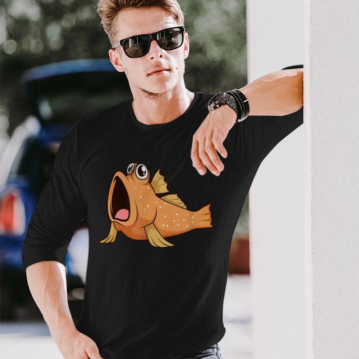 カワイイ ムツゴロウ 長袖Tシャツ 彼への贈り物