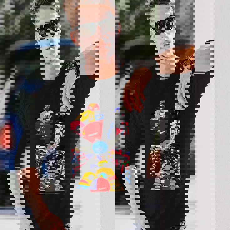 カントリーボール 世界旗 長袖Tシャツ 彼への贈り物